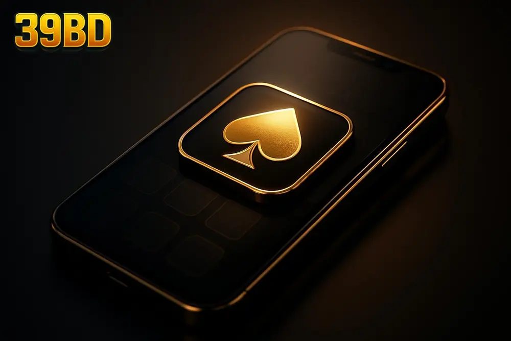 39BD app download โ a smartphone showing a glowing online casino app icon on a home screen 39BD app download โ a smartphone showing a glowing online casino app icon on a home screen